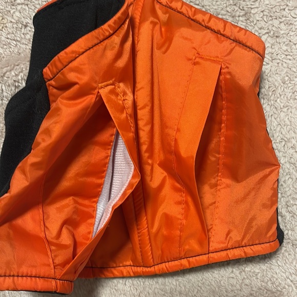 Bustier, size small, orange and black, two side pockets, pre-owned, sexy - Picture 5 of 15
